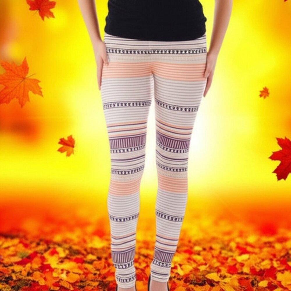 Nordic Design Ankle Thick Cozy Fall leggings Medium - Picture 10 of 12